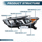 Headlight Headlamp W  Led Drl Pair Driver Passenger For 2016-2018 Nissan Maxima