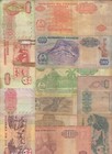 Angola    lot Of 9  Old Issue  Banknotes With Faults damage  A1