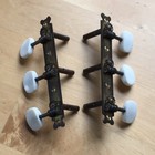 Vintage Aged Brass 3x3 Tuners Custom Acoustic Slotted Head Flowers Motif Guitar
