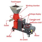 6mm Animal Feed Pellet Machine With 3 Rollers Feed Pelletizer 220v 330lb h 3 5kw