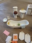 Dollhouse Miniatures 1 12 Scale Porcelain Bathroom   Kitchen   Accessories