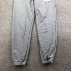 Jordan Sweatpants Mens Xs Gray Fleece Joggers Elastic Cuff Drawstring Athletic