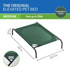 Coolaroo Elevated Pet Bed Medium     Original Cooling Design  Brunswick Green