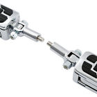 Chrome Foot Peg Supports Mounts Clevis Kits For Harley Davidson Softail 2000-06