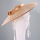 Fascinators For Women Wedding Wide Brim Kentucky Derby Church Dress Fedoras Hat 