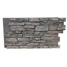 Tritan Bp Faux Stone Siding 48 x24 25  Polyurethane Interlocking Volcanic Ash