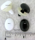 30 Oval Plastic Safety Noses  Buttons  Eyes 16mm For Teddy Bear  Doll  Sew On-1