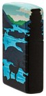 Zippo Windproof Deer   Lake Landscape With 360 Degree Lighter  49483  New In Box