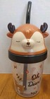 Zak Designs Kids 13 Oz Tumblers With Lids And Straws Oh Deer Squatch Squad Beary