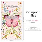 Pocket Calendar 2025-2026  Two-year Pocket Planner For Purse  Compact Size 