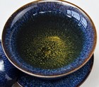 Porcelain Gaiwan 6oz Teacup Color Glazed Cups Tureen Chinese Sancai Cover Bowl