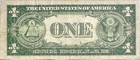 1935 A Series U s  One Dollar Silver Certificate With Blue Seal   x  Serial No 