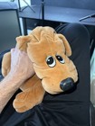 Vintage 1985 Tonka Pound Puppies Solid Brown Dog Plush 18  No Collar No Tag