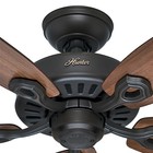 Hunter Fan 52 Inch In New Bronze Indoor Ceiling Fan With Pull Chain And No Light