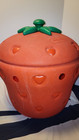 Little Tikes Vintage 1980s Strawberry Shortcake Red Toy Box Storage Hamper Bin