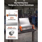 Uimoso 24-inch Slip Roll Machine  21-gauge Metal Roller Bender