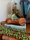 Vintage Midcentury Ceramic Fallen Log Planter Pot