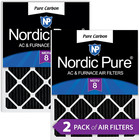 20x24x1 Merv 8 Pleated Pure Carbon Odor Reduction Ac Furnace Air Fi