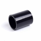 3  Inch Black Straight Silicone Coupler Pipe Intake Turbo W  2x T-bolt Clamps