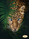 Jaguar Bead Embroidery Scheme On Canvas Diy Stamped Printed Pattern Ta-490