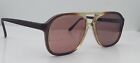 Vintage American Optical Ec100 Brown Pilot Sunglasses Usa Frames Only