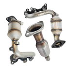 Front   Rear Catalytic Converters For 2004-2007 Toyota Highlander Awd