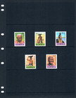  4 30 Scott Value - 1987 Zambia Local Costumes African Heritage Cv Mnh Nh Umm