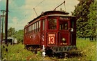   Vtg Postcard Chrome Pittsburgh Trolley Car 3487 Arden Trolley Museum Pa