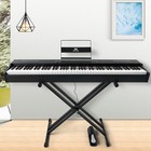 Mustar 88 Keys Weighted Digital Piano Hammer Action Keyboard W  Pedal stand bag