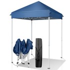 5x5ft Easy Pop-up Gazebo Sunshade Party Wedding Tent Canopy With Carry Bag