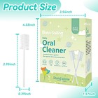 Foily 30-pack Baby Tongue Cleaner Gauze    Gentle Square Style-30  White 