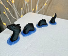 Small - Loch Ness Monster  nessie  For Village   Diorama - 4 Pc Set - 3d Printed