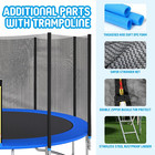 Trampolines 8ft 10ft 14ft 16ft Trampoline With Safety Enclosure Net   Ladder  Ou