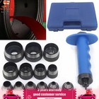 Hollow Punch Tool Set Leather Kit Gasket Hole Rubber Cutter Cutting  Box 14pcs