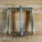 Solid Brass Roller Buckles  1    1 1 4    1 1 2  With Stainless Steel Tongue