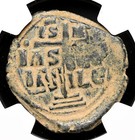 Byzantine  Anonymous Christ Follis  1028-1034 Ad  Class B  Ngc Choice Vf