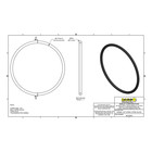 Banjo Epdm Cap Gasket For 3 Inch Y Strainers - Mls300g