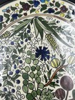 Jerusalem Pottery Decorative Art Plate Colorful Hand Painted Floral 10 5 