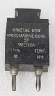 Vintage Radiomarine Corp  Of America Type R1 Quartz Crystal 2397 Kc