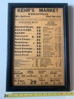 Vintage Kehr   s Market Wesleyville Pa Grocery Advertising Broadside Original