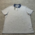 Adidas Performance Golf Polo Shirt Mens Xl Navy New With Tags
