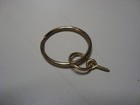 Lot Of 100  Gold Colored Split Key Rings 1 - 3 16    1 2    Eye Screw   1068c 