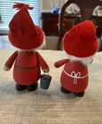 Vintage Hand Painted Wooden Gnome Mr   Mrs Santa Made In Sweden Folk Art Tomte