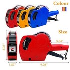 Mx-5500 8 Digits Price Tag Gun Marking Machine W sticker Labels Ink Roller Gift
