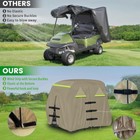 Golf Cart Cover 420d  Fit For Club Car  Ezgo  Yamaha 2 Passenger Golf Cart New