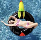 Geefuun Tropical Toucan Inflatable Pool Float - Luau Themed Water Toy New