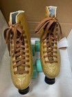 Brand New Sure Grip Stardust Gold Roller Skates Size 3 Fits Womens 4-4 5