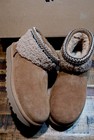 Ugg Womens Classic Ultra Mini Maxi Curly With Uggbraid Chestnut Suede Sz 9 New  