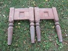 Vintage Antique Butvher Block Leg Set Legs Farmhouse Harvest Table