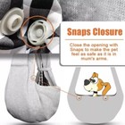Tomkas Dog Sling Carrier For Small Dogs   Cats   Pets  Gray  New With Tags 
